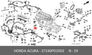 Датчик давления масла 37240PD2003 HONDA