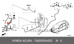 Деталь 76809S9A003 HONDA