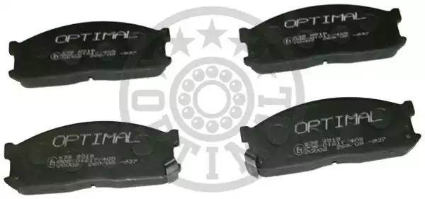 Комплект тормозных колодок, диско 9518 OPTIMAL