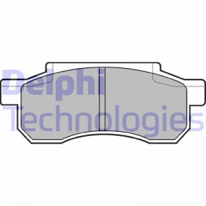 Комплект тормозных колодок, диско LP526 DELPHI
