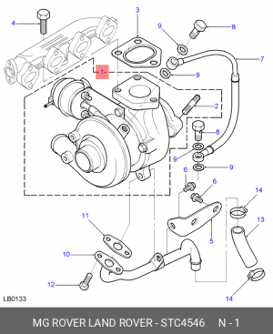 Компрессор, наддув STC4546 MG ROVER LAND ROVER