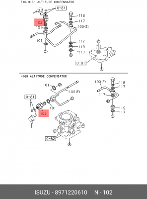 Подъёмный магнит 8-97122-061-0 ISUZU