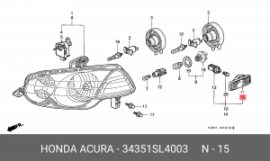 Деталь 34351SL4003 HONDA