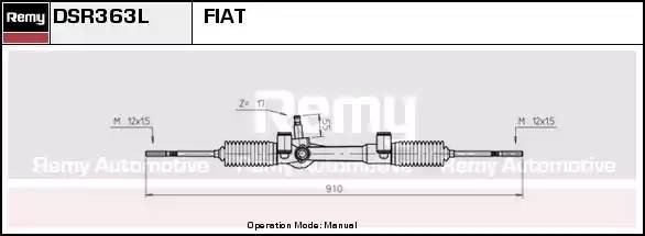 Рулевой механизм DSR363L DELCO REMY