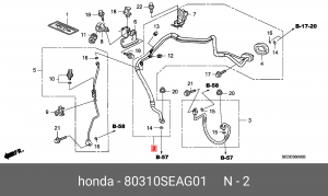 Деталь 80310SEAG01 HONDA