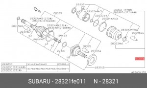 Деталь 28321FE011 SUBARU