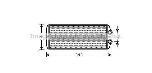 Радиатор отопителя PE6311 AVA