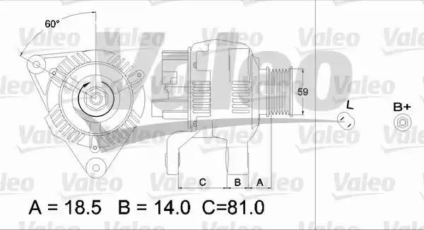 Генератор 437189 VALEO PHC