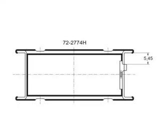 Подшипник 72-2774H GLYCO