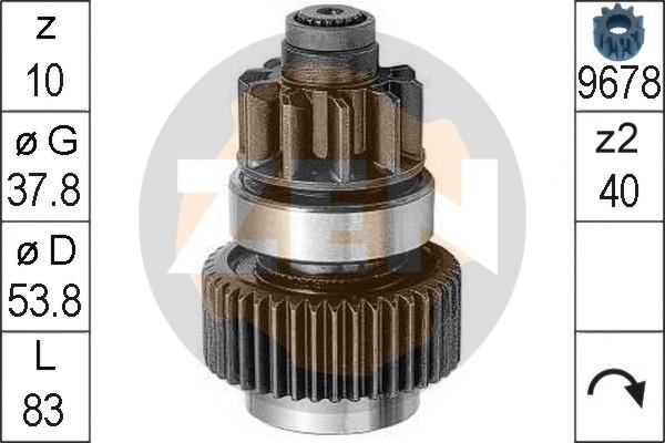 Бендикс стартера ZN0954 ZEN