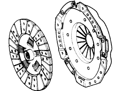 Комплект сцепления 52104 641AA CHRYSLER
