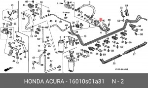 Топливный фильтр 16010-S01-A31 HONDA