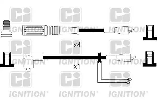 Ккомплект проводов зажигания XC543 QUINTON HAZELL
