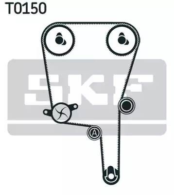 Комплект ремня ГРМ VKMA 01114 SKF