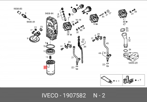 Масляный фильтр 1907582 IVECO