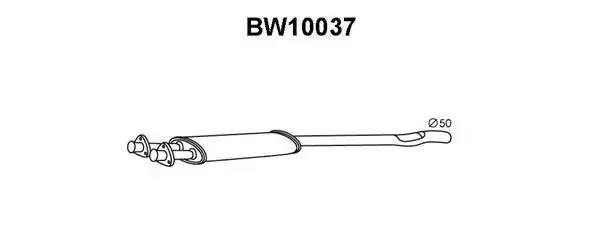 Предглушитель выхлопных газов BW10037 VENEPORTE