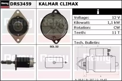 Стартер DRS3459 DELCO REMY