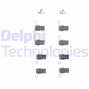 Комплектующие, колодки дискового тормоза LX0244 DELPHI