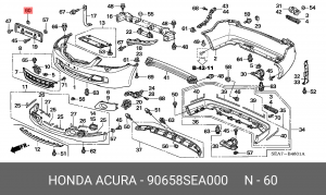 Деталь 90658SEA000 HONDA