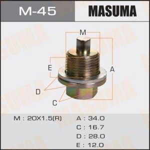 Пробка слива масла M-45 MASUMA