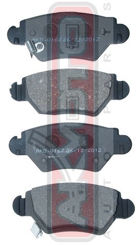 Колодки тормозные дисковые AKD-0162 AKYOTO