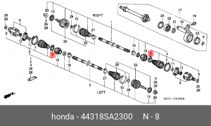 Деталь 44318SA2300 HONDA