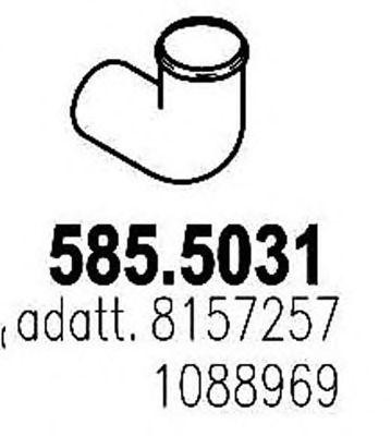 Выпускной трубопровод 5855031 ASSO