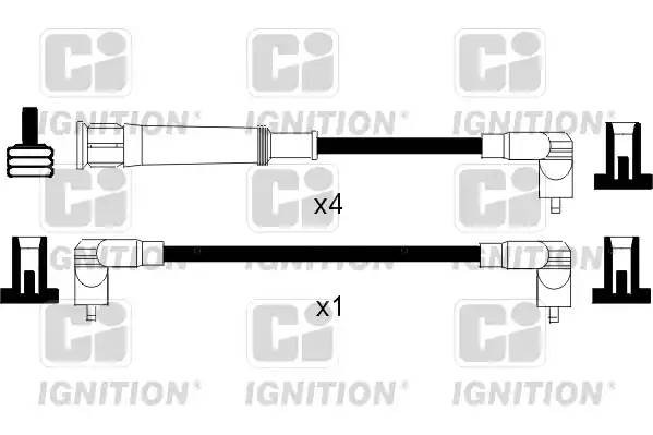 Ккомплект проводов зажигания XC767 QUINTON HAZELL