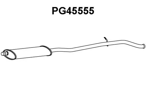 Предглушитель выхлопных газов PG45555 VENEPORTE