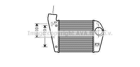 масляный радиатор, двигательное масло AI3035 AVA