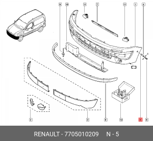 Деталь 7705010209 RENAULT