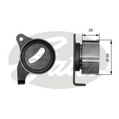 Натяжной ролик, ремень ГРМ T41071 GATES