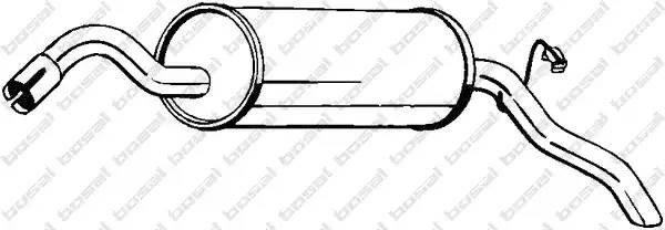 Глушитель выхлопных газов конечный 154-983 BOSAL