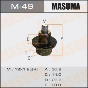 Пробка слива масла M-49 MASUMA