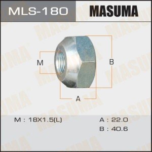 Гайка крепления колеса MLS-180 MASUMA
