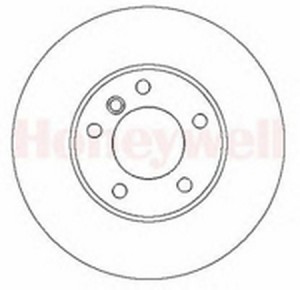 Тормозной диск 562200B BENDIX JURID