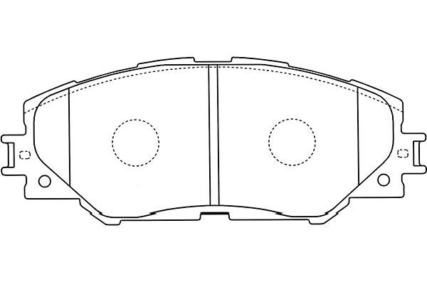 Комплект тормозных колодок, диско BP-9115 KAVO PARTS