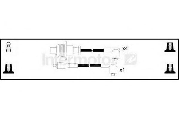 Ккомплект проводов зажигания 73770 STANDARD