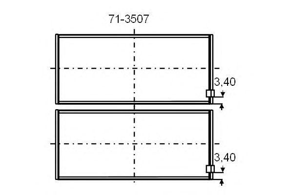 Подшипник 71-3507 GLYCO