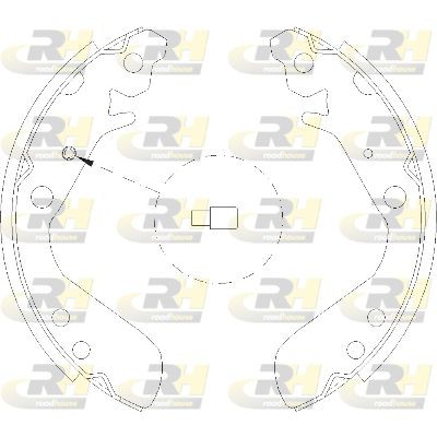 Комплект тормозных колодок 415600 ROADHOUSE