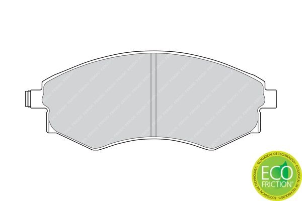Комплект тормозных колодок, диско FSL1318 FERODO