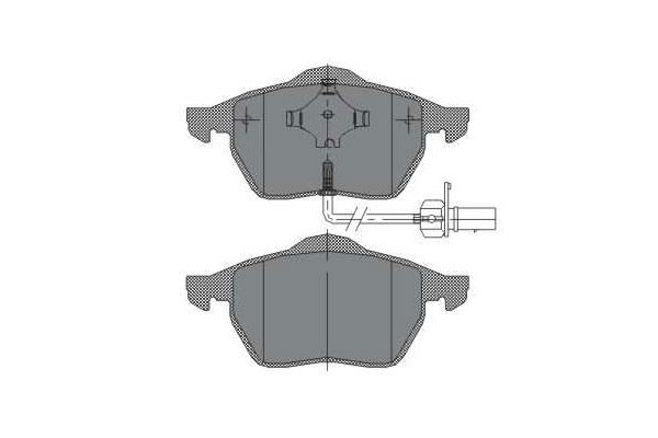 Комплект тормозных колодок, диско SP 259 SCT