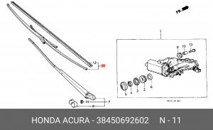 Деталь 38450692602 HONDA