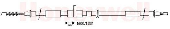Трос, стояночная тормозная система 432664B BENDIX JURID