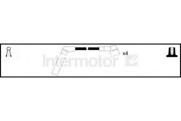 Ккомплект проводов зажигания 73669 STANDARD