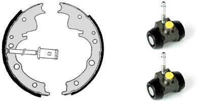 Комплект тормозных колодок H A6 005 BREMBO