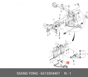 Деталь 6613304407 SSANG YONG