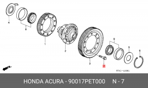 Деталь 90017PET000 HONDA