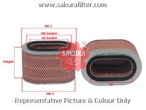 Фильтр воздушный A1032 SAKURA