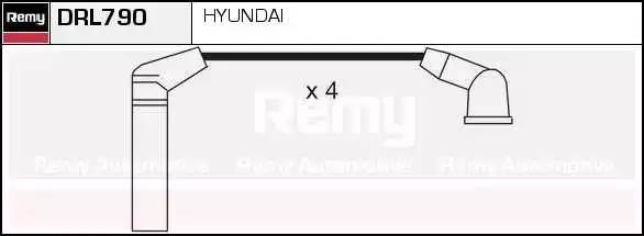 Ккомплект проводов зажигания DRL790 DELCO REMY